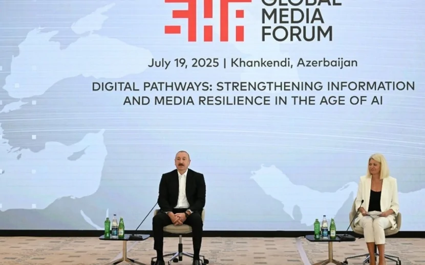 Şuşada 3-cü Qlobal Media Forumu başladı: Prezident iştirak edir - Canlı