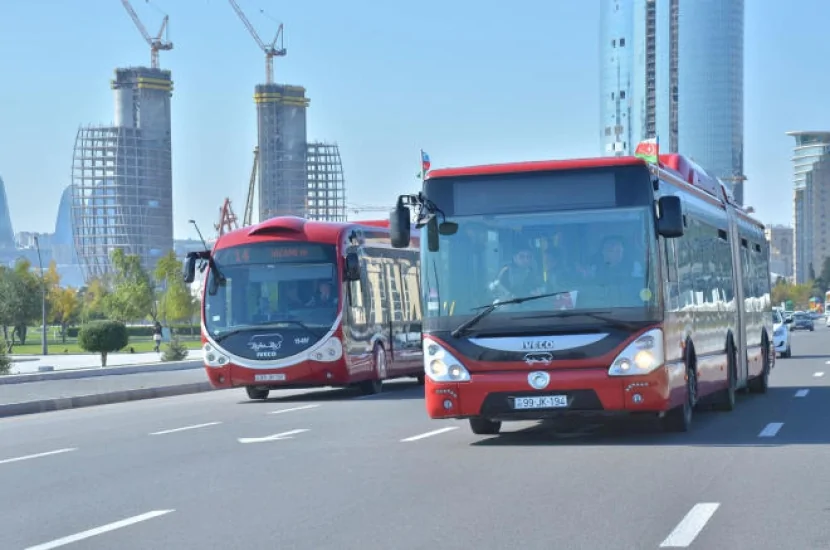 Daha bir marşrut xətti avtobusları yeniləyir