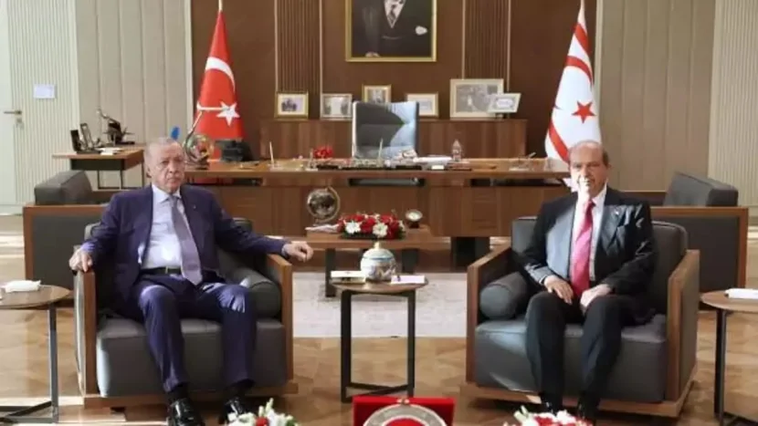 Ərdoğan ŞKTC prezidenti Tatarla GÖRÜŞDÜ