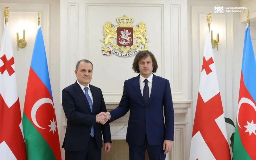 Ceyhun Bayramov İrakli Kobaxidze ilə GÖRÜŞDÜ