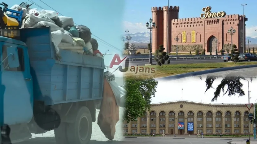 Gəncədə acınacaqlı mənzərə: Dağılan yollar, quruyan ağaclar