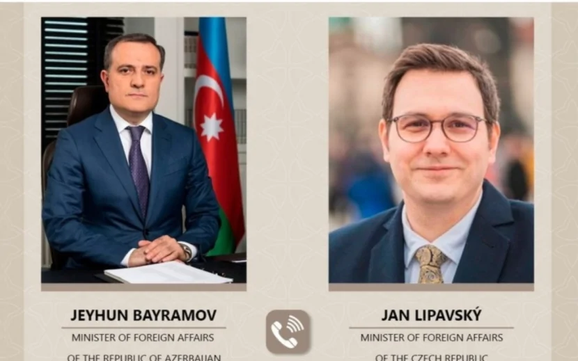 Ceyhun Bayramov həmkarı ilə danışıqlar apardı