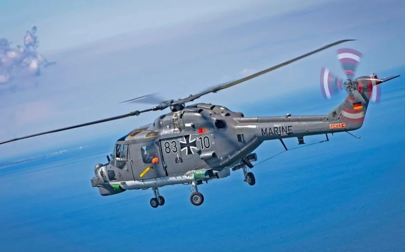 Almaniyada hərbi helikopter qəzaya uğradı