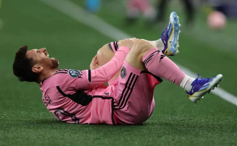 Messi ağır zədə alıb
