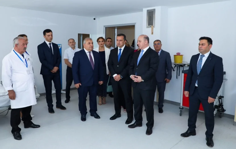 Ağciyər Xəstəlikləri Mərkəzinin Şəmkir Regional Xəstəxanasının açılışı olub
