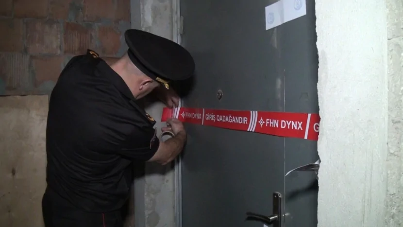 Bakıda mebel sexinin fəaliyyəti dayandırıldı - VİDEO