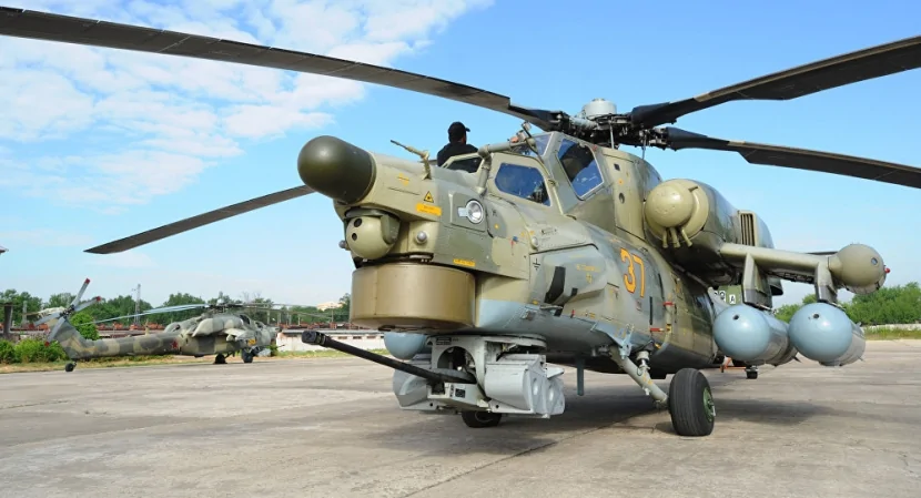 Ukraynalı partizan Rusiyada Mi-28 hücum helikopterini PARTLATDI