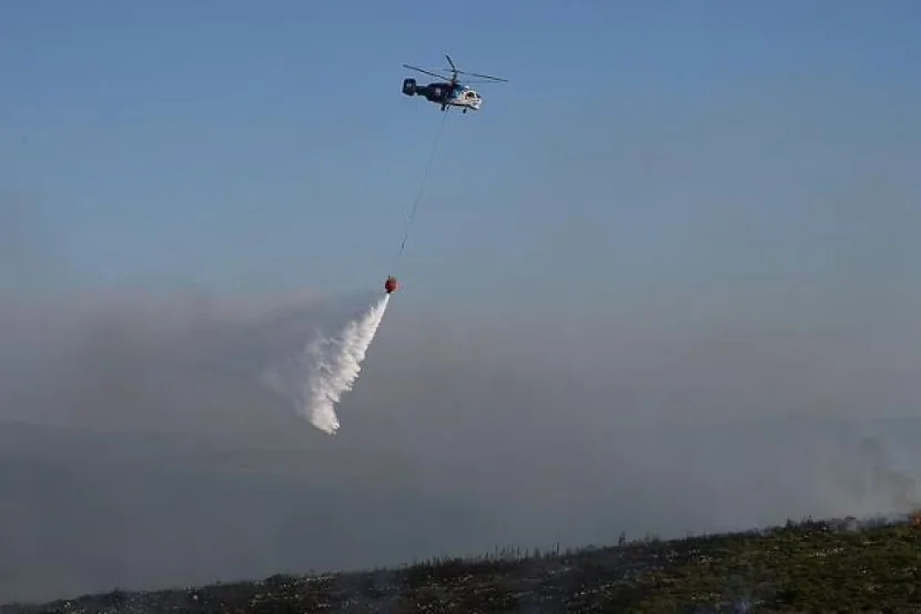 Ağdərədəki yanğınların söndürülməsinə helikopterlər CƏLB OLUNDU