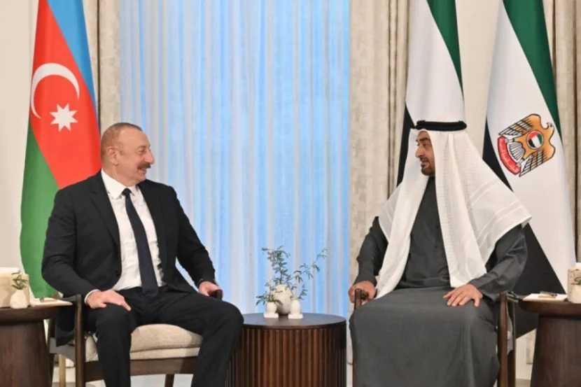 Prezident İlham Əliyev BƏƏ-nin Prezidenti Şeyx Məhəmməd bin Zayed Al Nəhyana ZƏNG EDİB