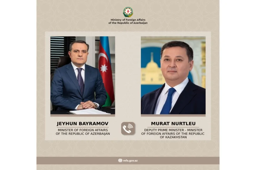 XİN naziri ilə Murat Nurtleu   arasında telefon danışığı olub
