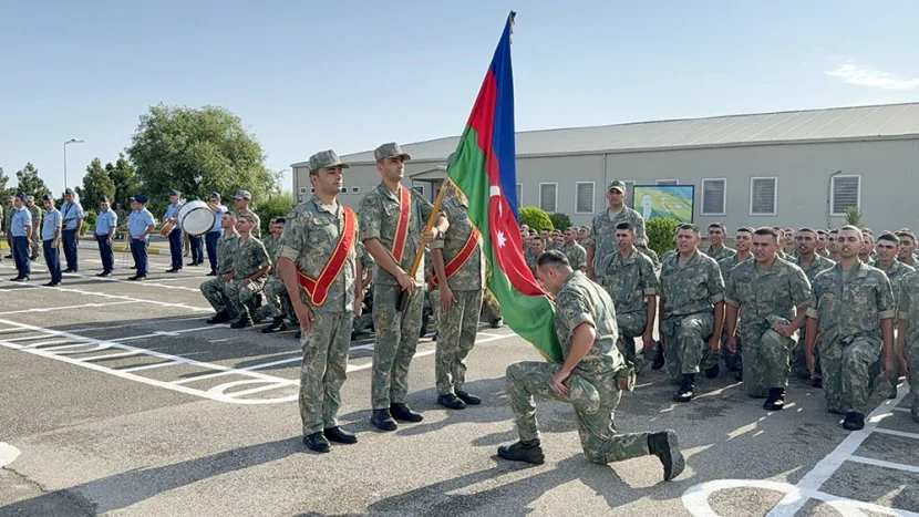 Azərbaycan Ordusunda andiçmə mərasimləri KEÇİRİLDİ