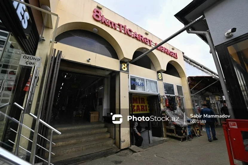 Bakıda bazarda araba sürən şəxs QƏFİL ÖLDÜ