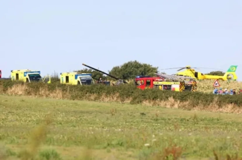 Helikopter qəzası: Üç ölü, bir yaralı -Bu ölkədə