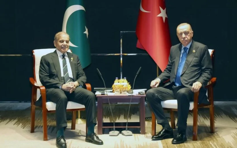 Ərdoğan Şahbaz Şərif lə GÖRÜŞDÜ