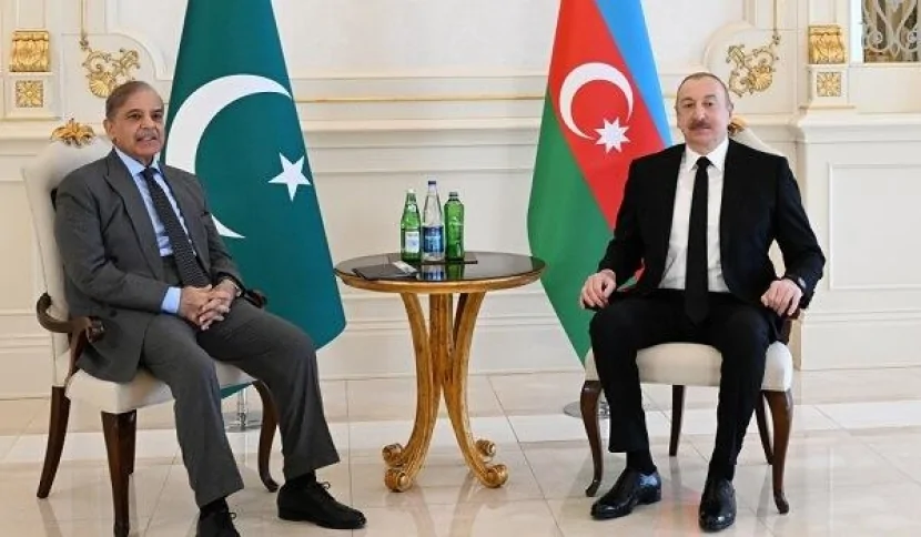 İlham Əliyev Çində Şahbaz Şəriflə görüşdü