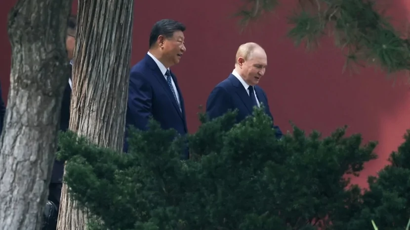 Si Cinpin və Vladimir Putin Pekində görüşüb