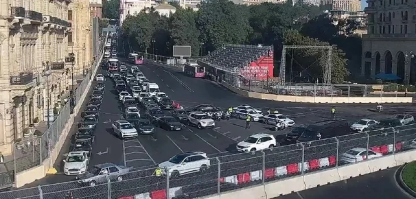 Bakının hansı küçələrində sıxlıq var? - 03.09.2025