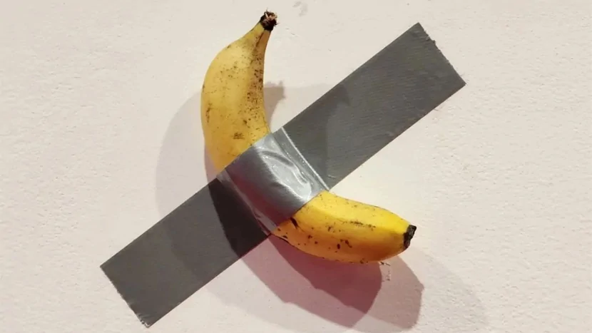 Banan yenidən sənət əsərinə çevrildi: 12 min dollara satıldı
