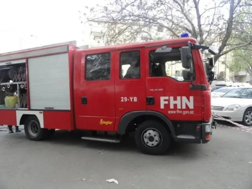 Bakıda yanğın - Tüstüdən zəhərlənən var
