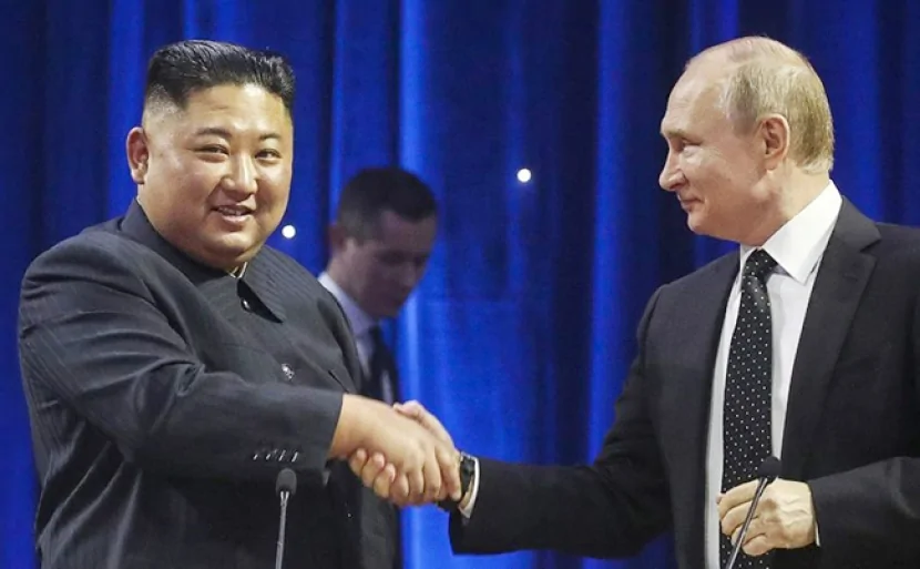 Putin və Kim Çen görüşündə gözlənilməz İNSİDENT