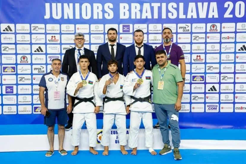 Azərbaycanın gənclərdən ibarət cüdo millisindən Avropa çempionatında BİRİNCİLİK