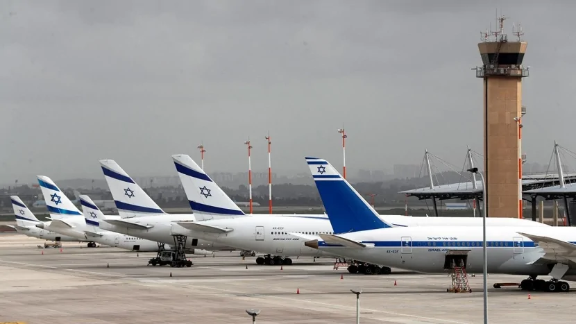 İsrailin hava limanı VURULDU