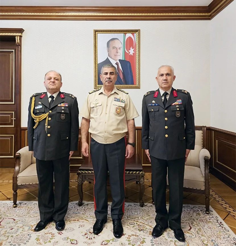 Zakir Həsənov Türkiyənin hərbi attaşesini QƏBUL ETDİ