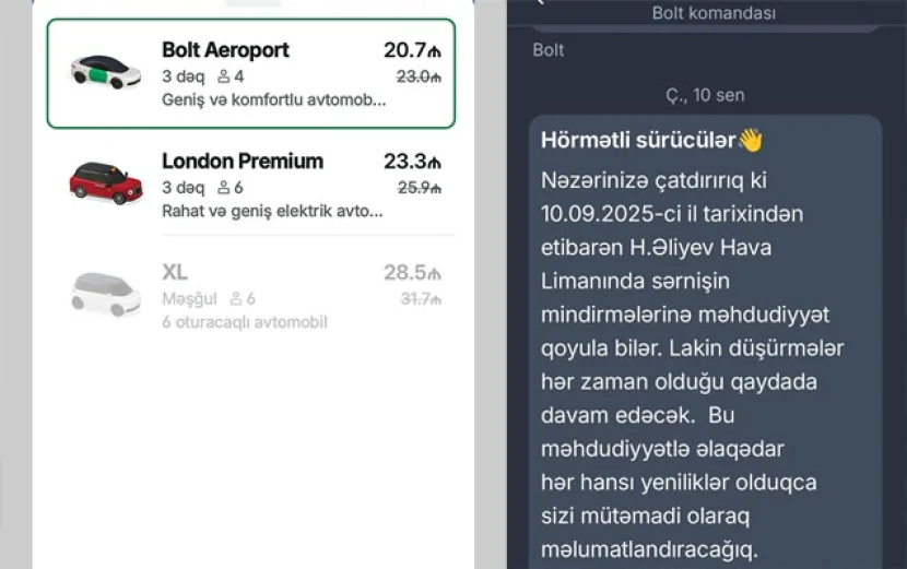Bu gündən aeroportdan şəhərə taksi sifariş ETMƏK OLMUR - FOTO