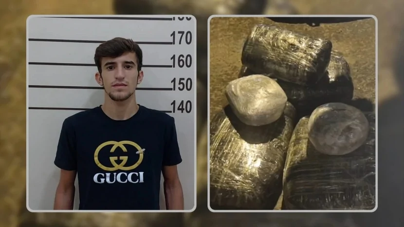 Lənkəranda narkokuryer 13 kiloqram marixuana ilə ələ keçdi