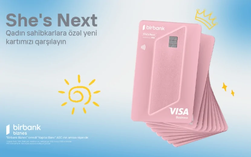 \"Birbank Biznes\"dən sahibkar qadınlara özəl imkanlarla dolu biznes kartı