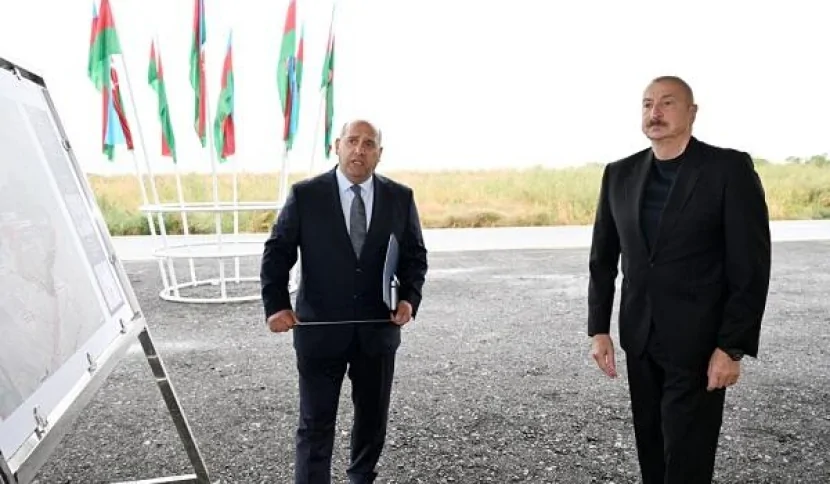 Prezident Füzulidə bu kəndin təməlini qoydu
