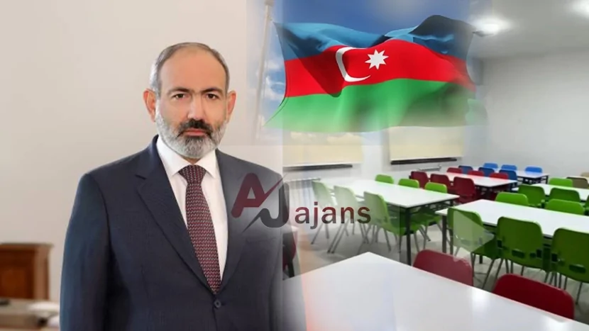 Ermənistan məktəblərində Azərbaycan bayrağının rəngləri səs-küy yaratdı