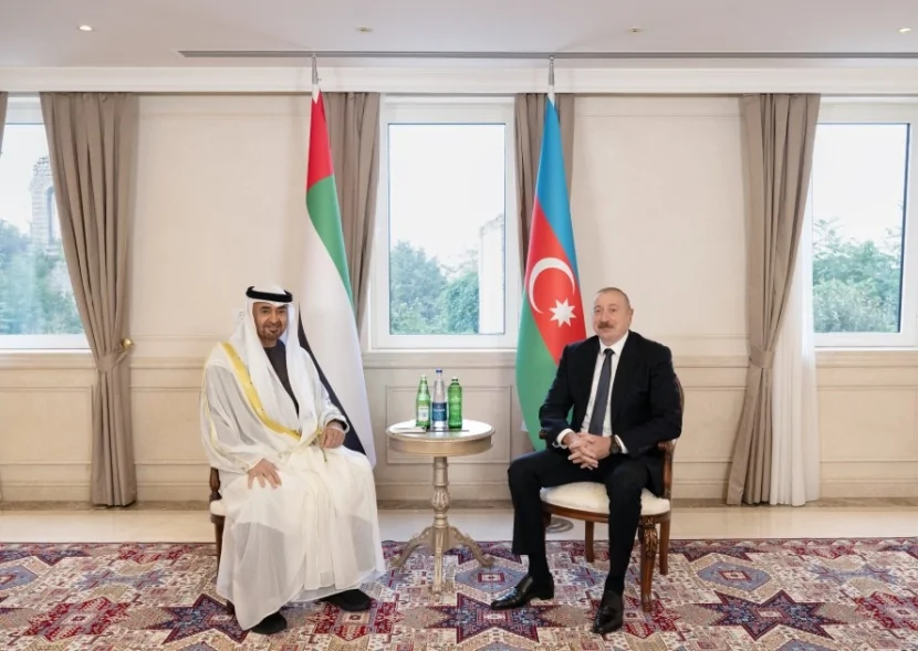 Prezidentlərin təkbətək GÖRÜŞÜ - FOTO