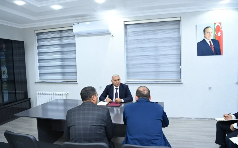 “Azərişıq” ASC-nin sədri Gəncədə vətəndaşları qəbul edib - FOTO