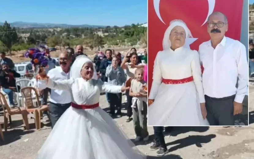 Evləndikdən 40 il sonra toy elədilər