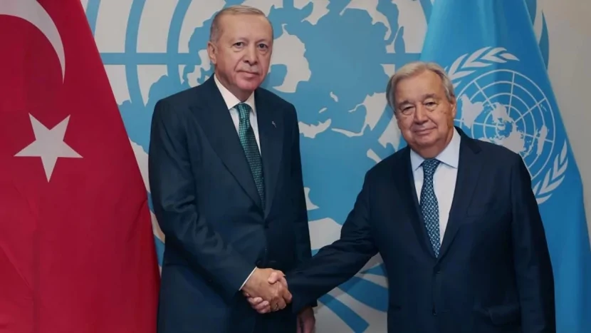 Prezident Ərdoğan BMT-nin baş katibi Quterreşlə GÖRÜŞDÜ