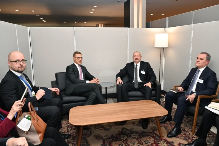 İlham Əliyev bu gün Finlandiya Prezidenti ilə GÖRÜŞDÜ