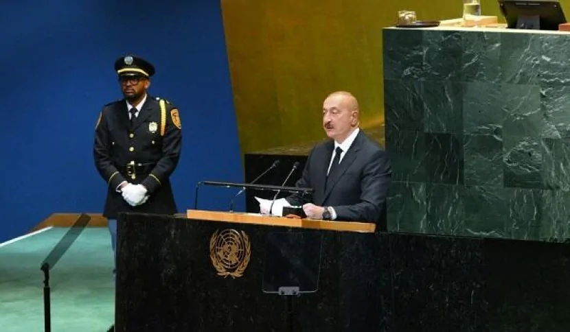 İlham Əliyev BMT sessiyasından paylaşım etdi