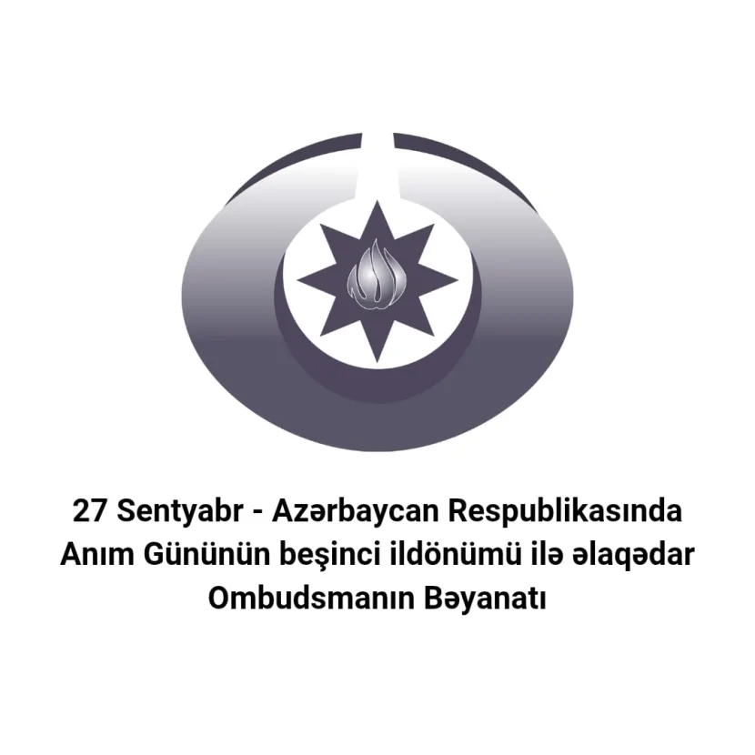 27 Sentyabr - Azərbaycan Respublikasında Anım Gününün beşinci ildönümü