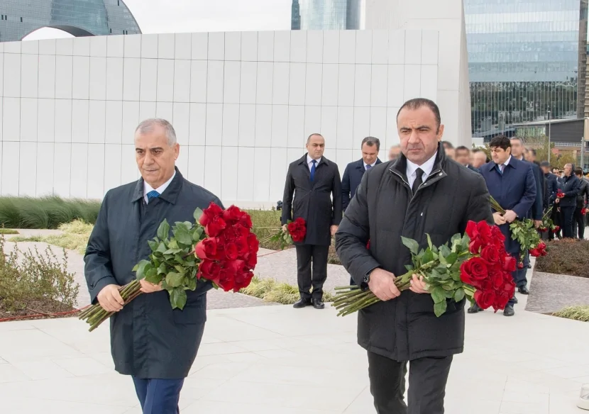 DTX rəhbərliyi  Zəfər parkını ziyarət etdi - FOTOLAR