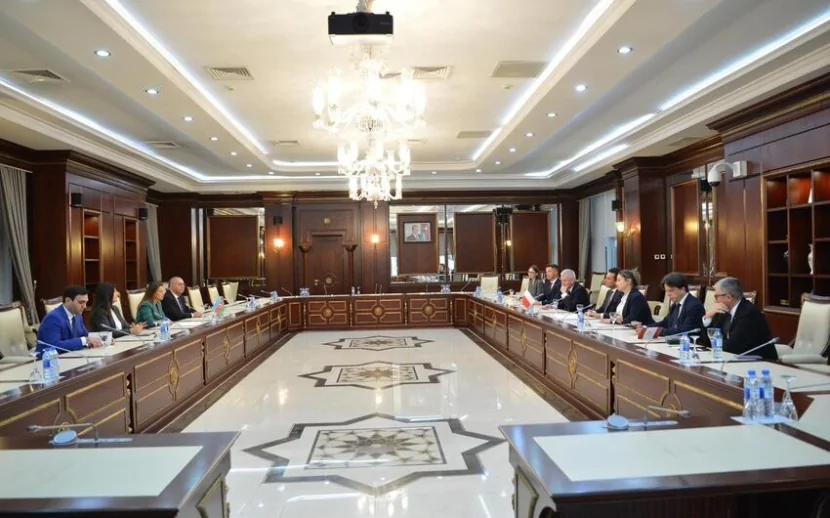 Polşa parlament nümayəndə heyəti ilə GÖRÜŞ OLDU