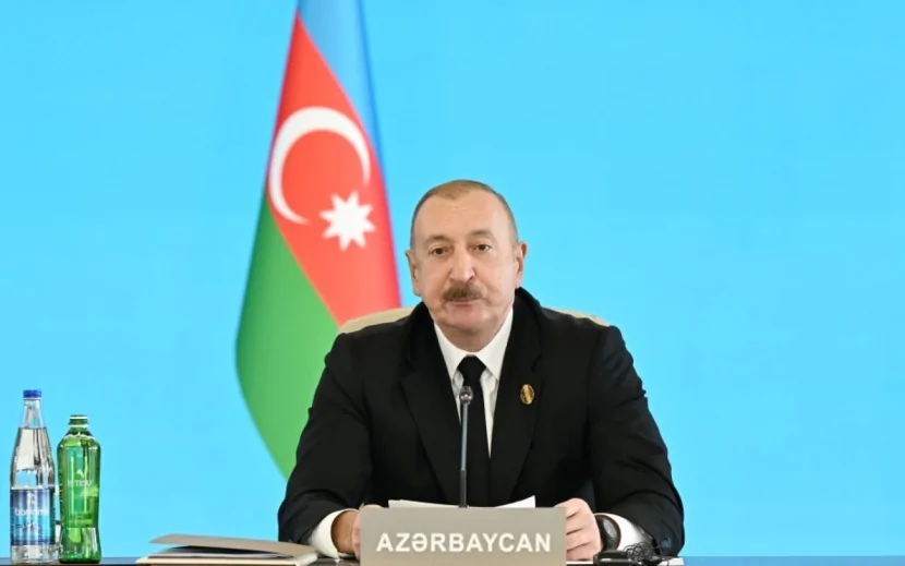 Prezident tədbirdə çıxış etdi