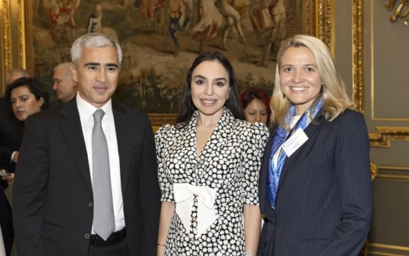 Leyla Əliyeva Londonda yüksəksəviyyəli iqlim dialoqunda iştirak edib - FOTOLAR
