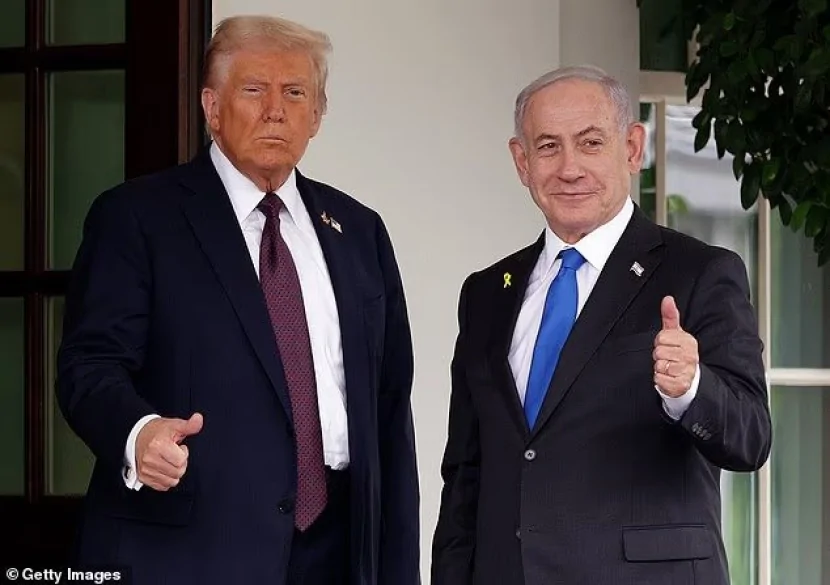Netanyahu Trampa Nobel mükafatı verdiyi süni intellekt görüntüsünü yayıb