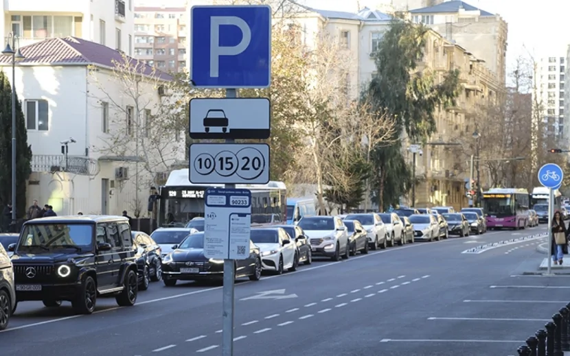Bu  küçələrdə  ödənişli parkinq təşkil edildi