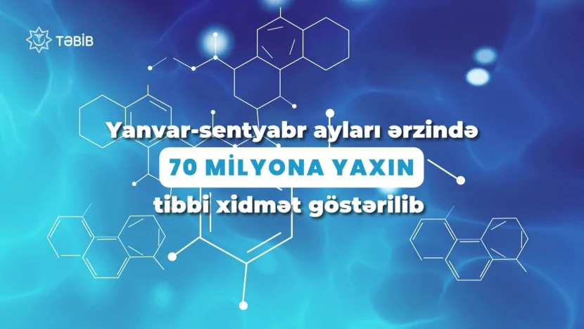 Yanvar-sentyabr ayları ərzində 70 milyona yaxın tibbi xidmət göstərilib