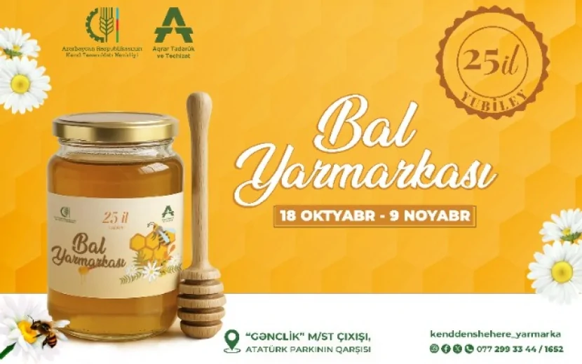 Bakıda bal yarmarkası keçiriləcək 