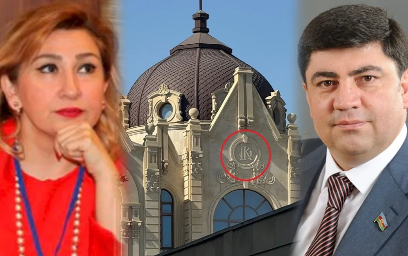 O da atası kimi adını villasına həkk etdirib - Foto