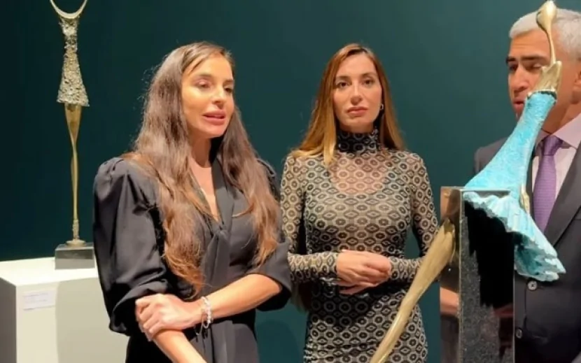 Leyla Əliyeva “Q Gallery Berlin”dən paylaşım etdi