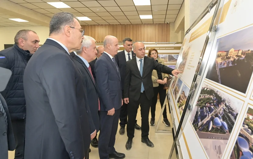 Erol Özvar Qarabağ Universitetini ziyarət edib